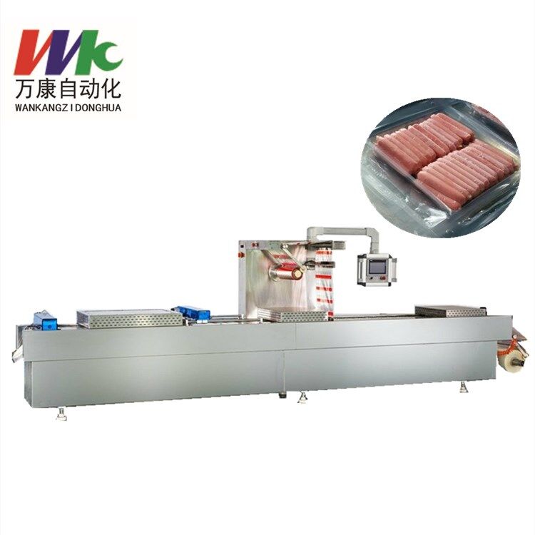 SS-420V Solid Sauce Stretch Film Vacuum Packaging Machine