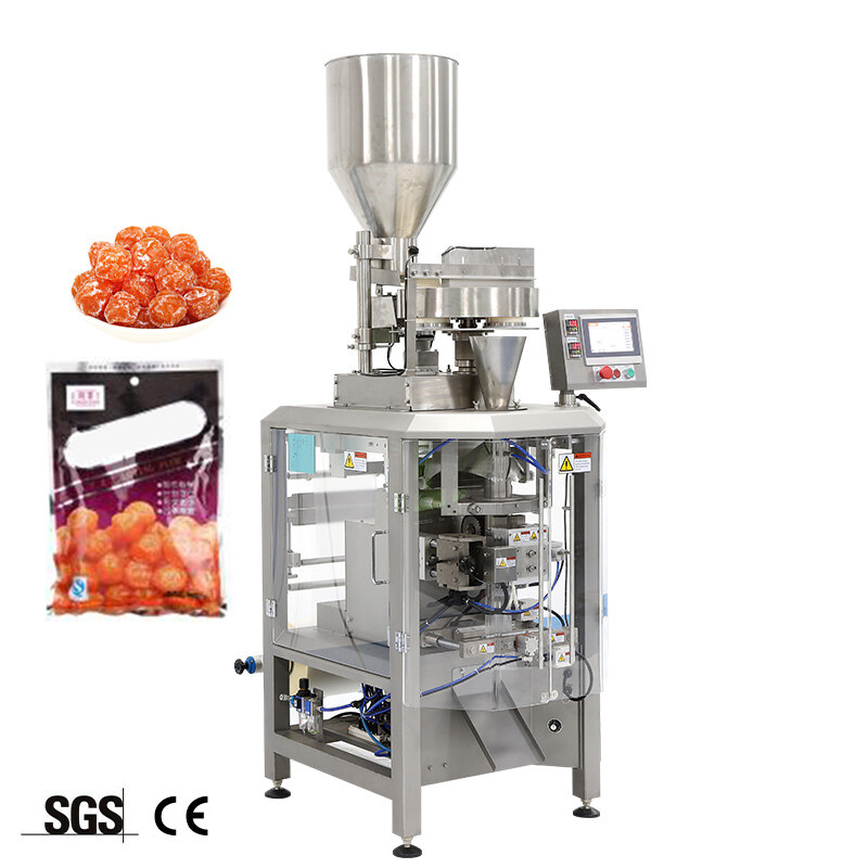 Fully automatic granule packing machine, which can pack rice, salt, beans, nuts, etc.