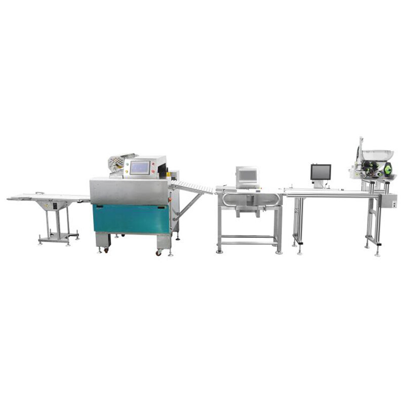 Automatic cling film vegetable, fruit and meat packaging machine